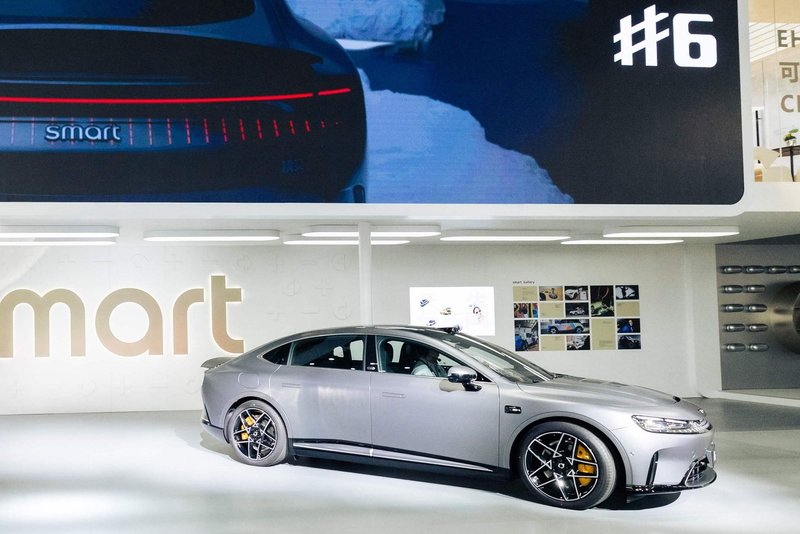 Foto: Benjamin Bessinger/SP-X - Der Smart #6 ist fast fünf Meter lang (4,91 m) und damit eine echte Mittelklasse-Ansage